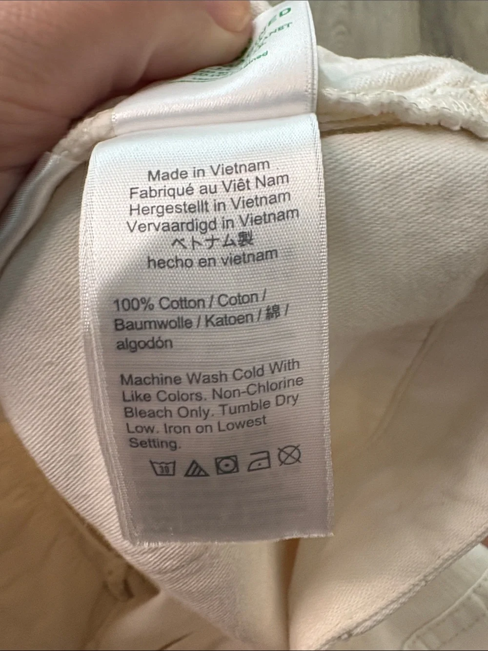 J. Crew Cream Straight-Leg Drawstring Pants